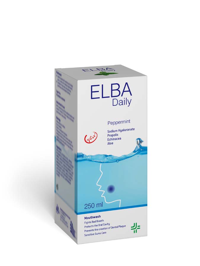 ELBA Daily Mouthwash with Peppermint English Box